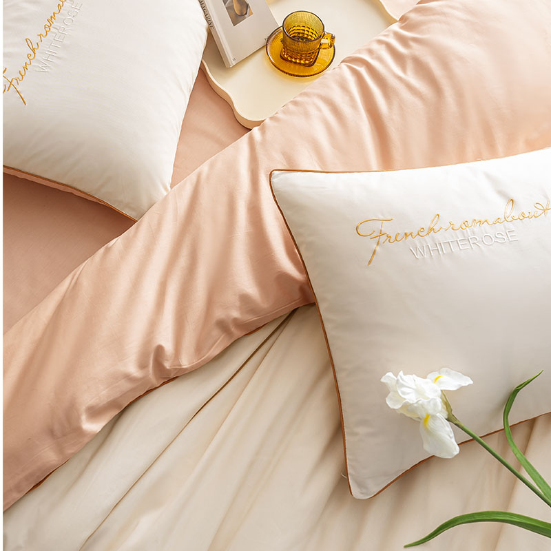 Set katil kapas tulen yang mudah dan murah hati